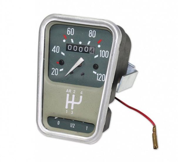 Instrument panel speedometer