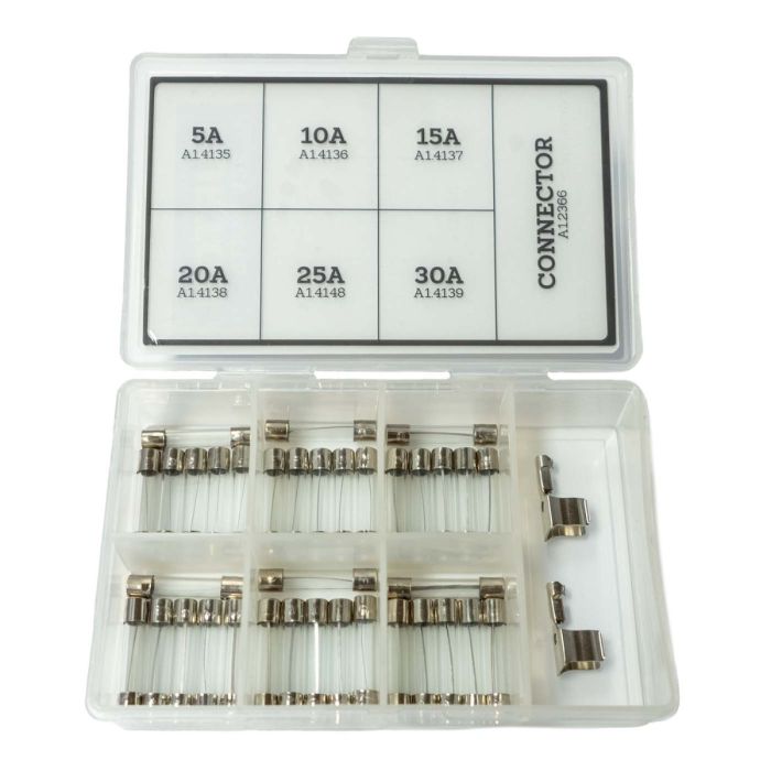 Sikringsett glassikringer 36 stk