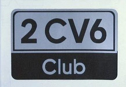 2cv6 Club logo klister