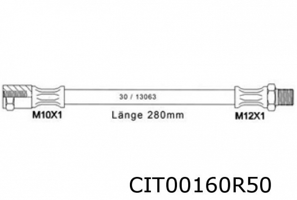 Bremseslange 280mm