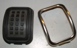 H&aring;ndbrekkepedal gummi, Pallas, smal