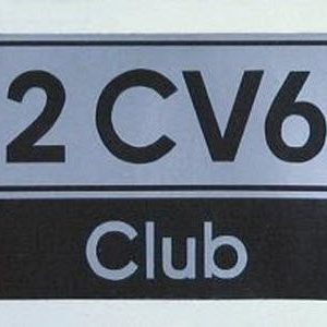 2cv6 Club logo klister
