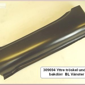 Rep del bakredel kanal B11 sport venstre
