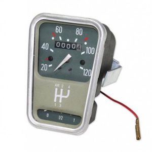 Instrument panel speedometer