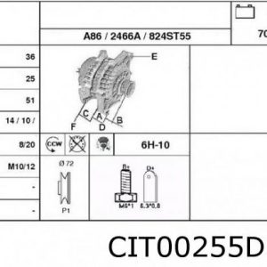 Dynamo cx /C25 (2,5i/2,5D/2,5TD) Sorea (pant i gammel)