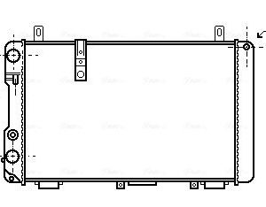 radiator cx 22/24/25i/d (20+airco) 07/79>