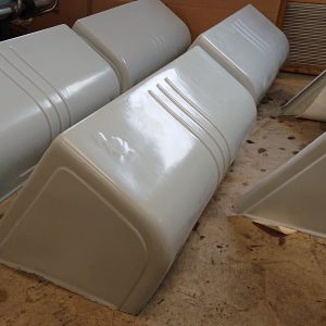 Anderompe til 2cv Norsk produsert i glassfiber ink 3 festebraketter