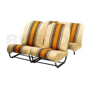 Setetrekk 3 deler symetrisk Beige raye