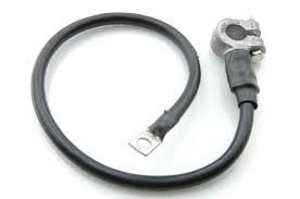 Jordkabel (batteri minus-pol), til batteri på høyre side