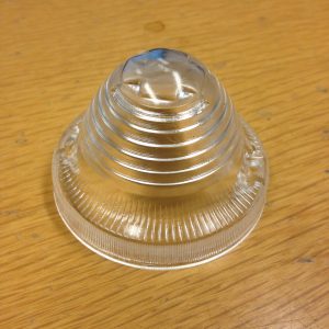 Blinklysglass hvit
