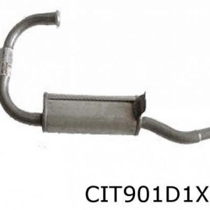 Fremre eksospotte 1950-63 12 hk 425cc