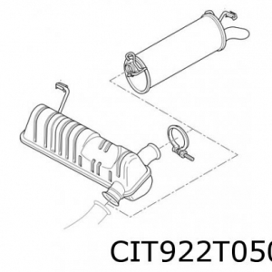 Mellompotte bak 2.0i-16V/2.0-Turbo